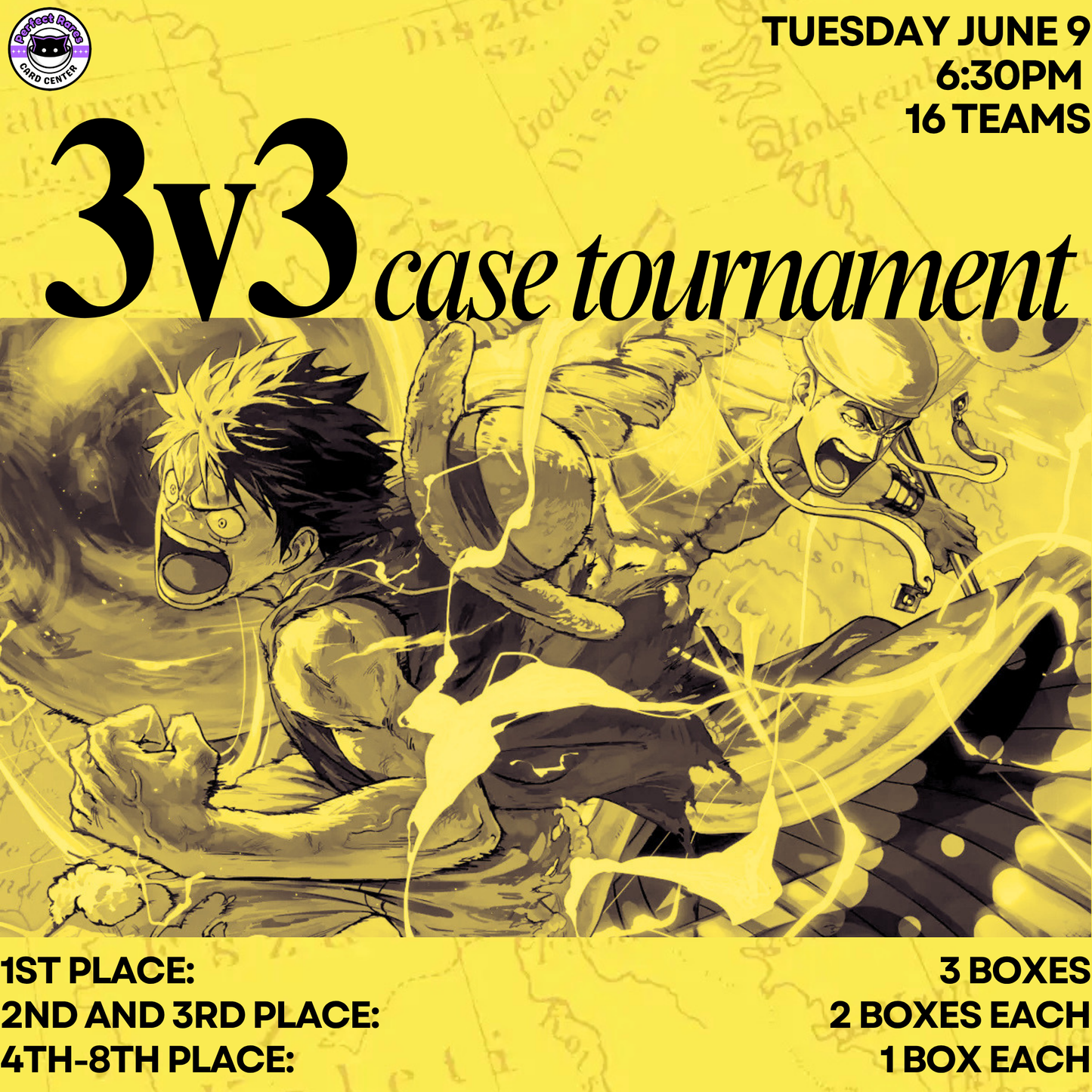 [ONE PIECE] 3v3 Case Tournament - 6/9