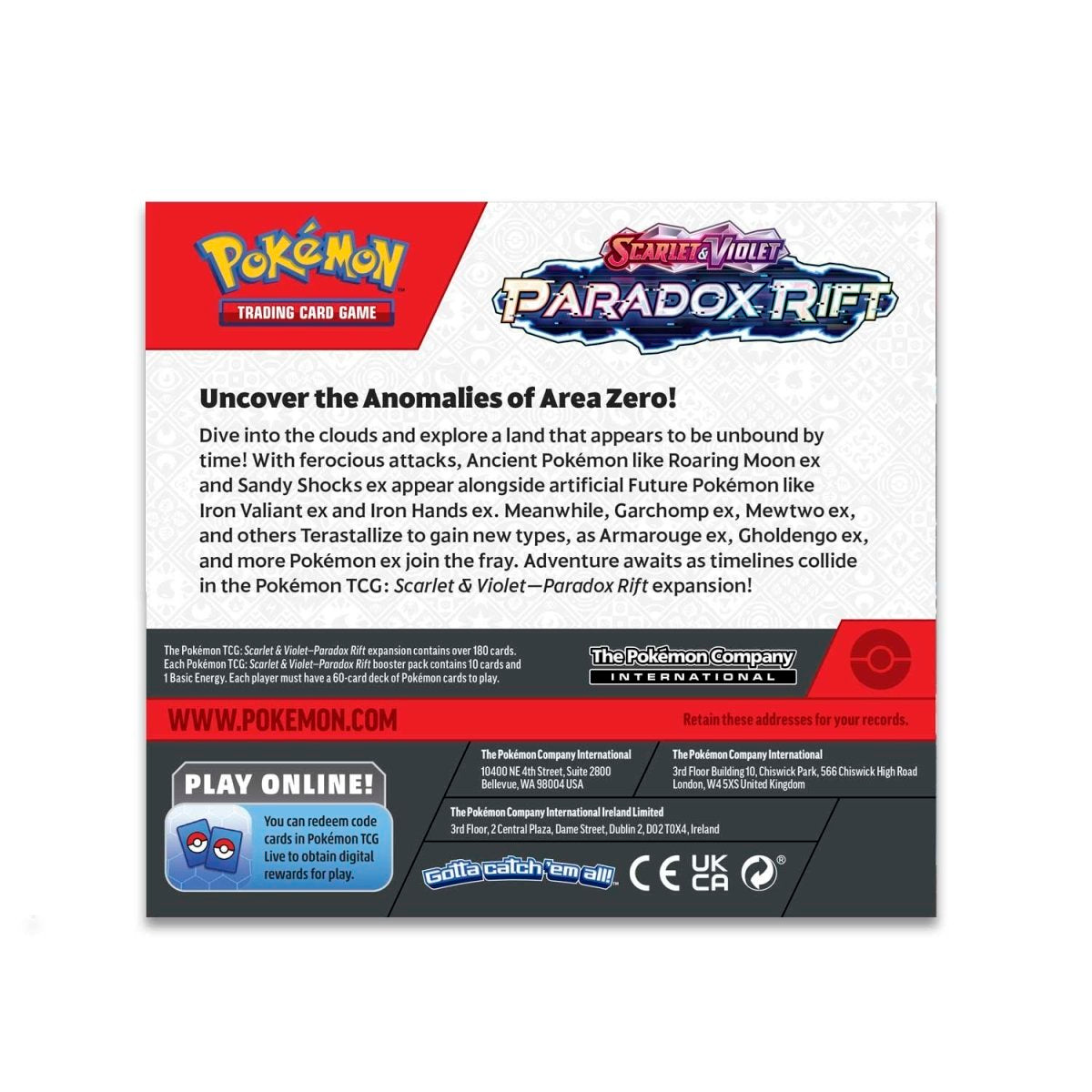 Pokemon - Booster Box | Paradox Rift